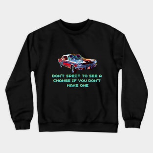 grazy vintage color car Crewneck Sweatshirt